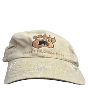 Clark’s Trained Bears Hat Cap NH Adjudtabke Embroidered Paw Print by JHats Paws